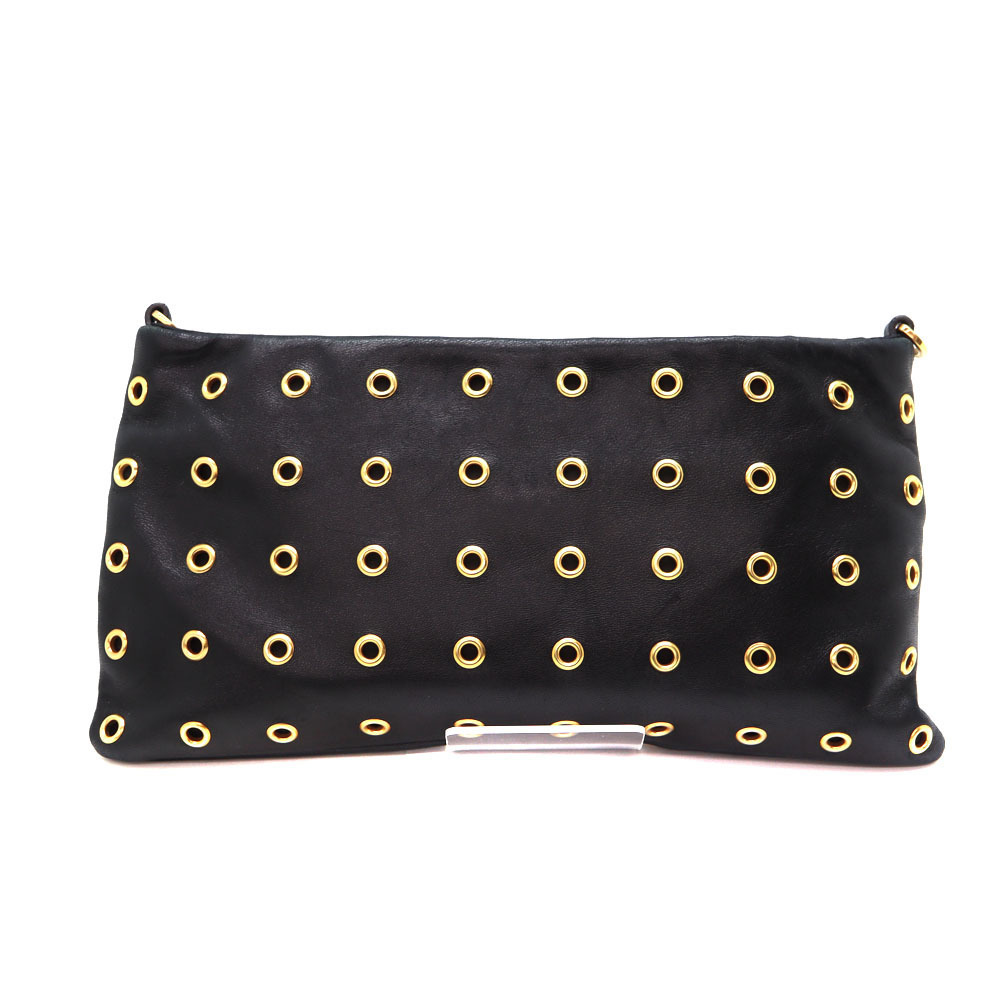 Prada Bag Shoulder Punching Black